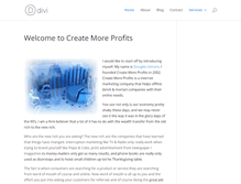 Tablet Screenshot of createmoreprofits.com